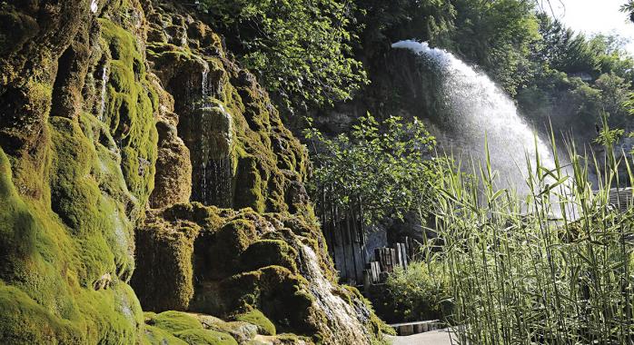 Fichier Cascade Jardin Fontaines Petrifiantes La Sone Jpg Wikipedia