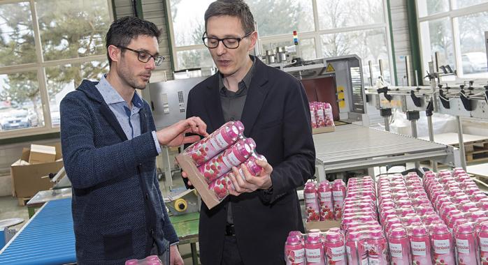 Jean-Baptiste Schaedler, responsable administratif et financier, et Cédric Pansu, DG.