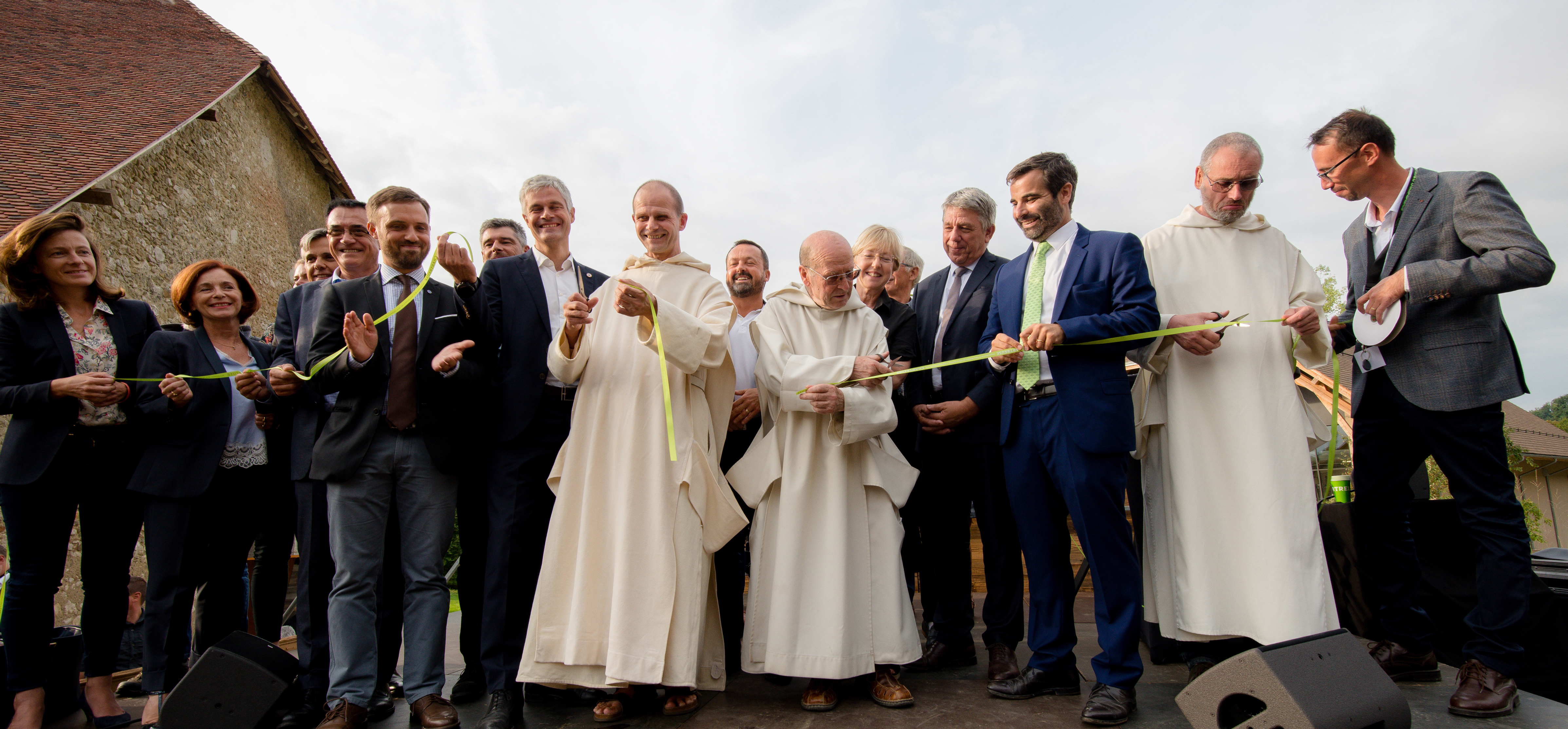 Inauguration de la nouvelle distillerie des Pères Chartreux, à Aiguenoire © Stéphane Couchet