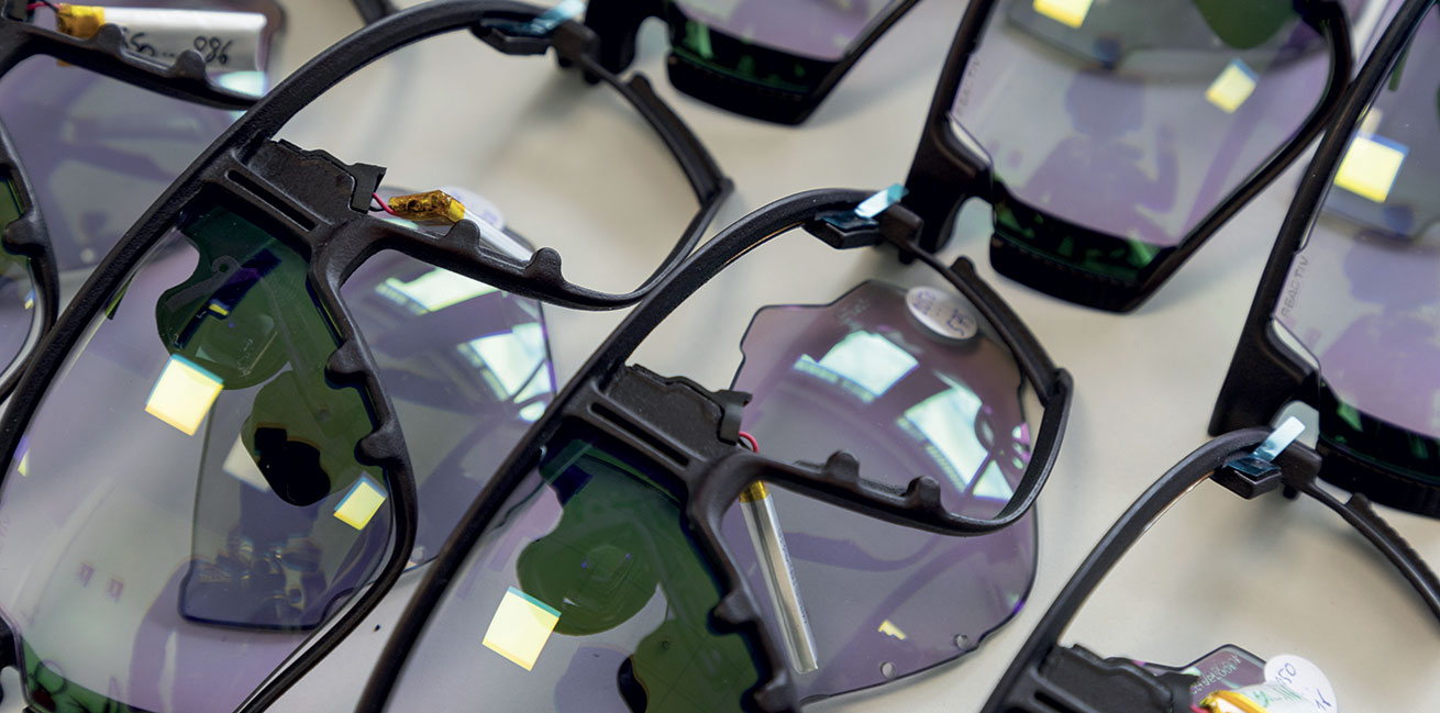 Les lunettes sportives connectées de Microoled