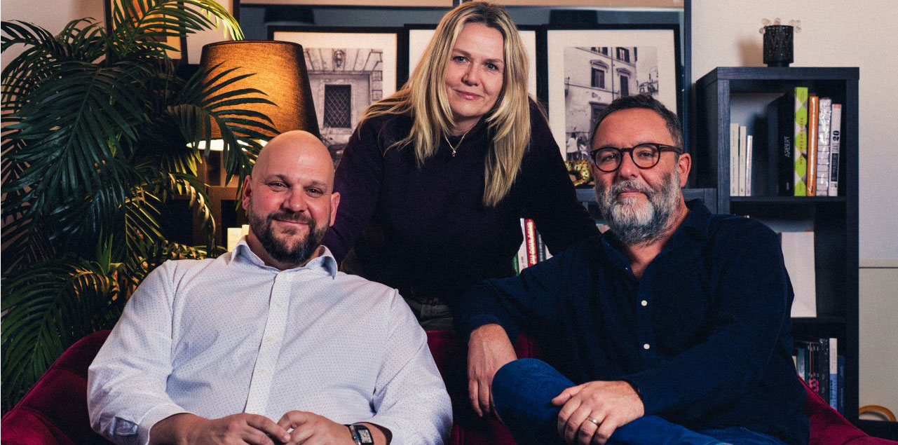 Benoît Vagost, Sandra Barbet, Jérôme Burdet, cofondateurs d'ISIIA ©Matéo Sgambato