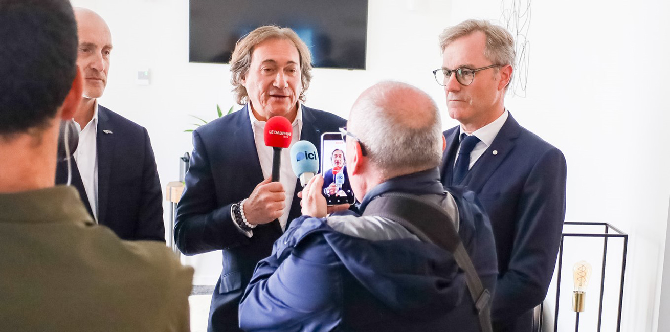 Le monde économique soutient la patinoire olympique à Grenoble © CCI de Grenoble