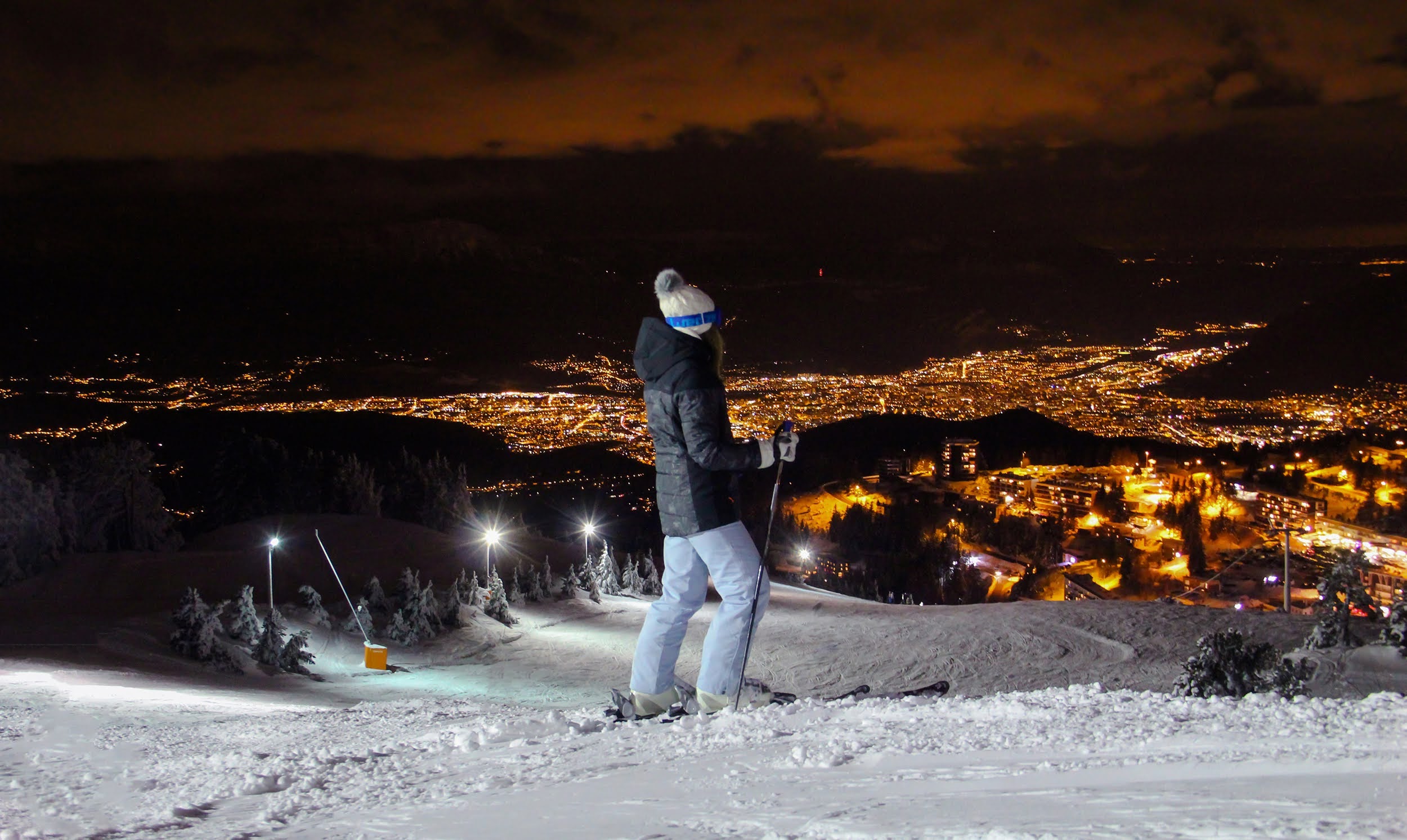Ski de nuit à Chamrousse