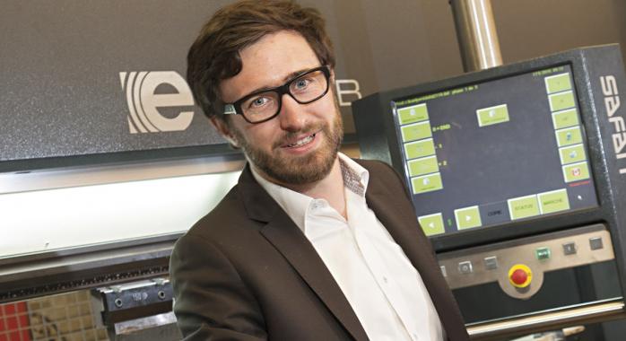 Romain de Tellier repreneur de l’entreprise voironnaise - © JM. Blache