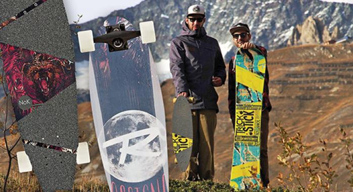 Adrien Reguis et Vincent Gelin fondateurs de la marque Nok Boards © NokFactory