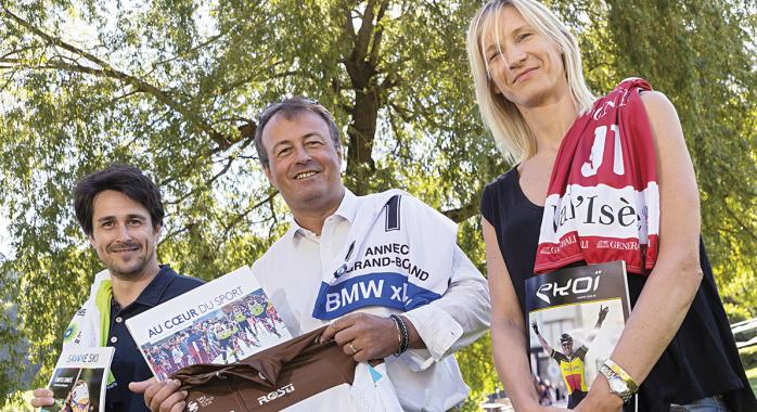 Olivier Bonin, chargé de projets, Yves Perret, directeur, et Céline Combier, rédactrice en chef © J.-M. Blache