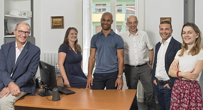 Jean-Marc de Boni, Fanny Muet, Pierre-Antoine Ndjikessi, Nicolas Clément, Frédéric Moukarim, Anna Belianska, associés © F. Ardito