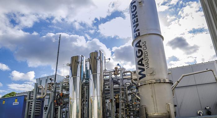 La Wagabox de Waga Energy transforme le biogaz en biométhane © Waga Energy