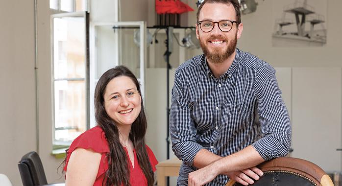 Margaux Raab et Hugo Avale, fondateurs de Neojobs © J.-M. Blache