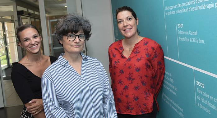 Sandrine Maume, responsable formation, Béatrice Millet, DRH, Noémie Huc,responsable recrutement, emplois et carrière © F. Ardito