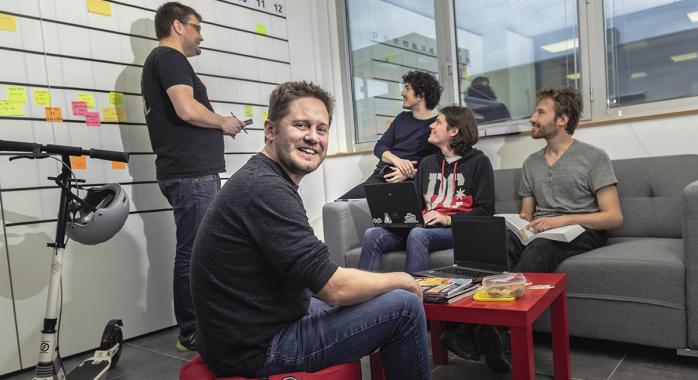 Chez Algoo, fondé par Damien Accorsi, le mode collaboratif est une seconde nature © E. Tolwinska