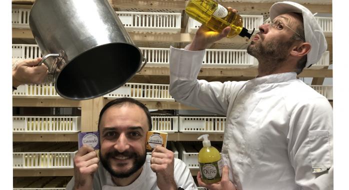 Franck Paillaret et Frédéric Mie, les fondateurs de l'Ecole de Savonnerie © Les Affranchis Frédéric Mie et Franck Paillaret, Les Affranchis