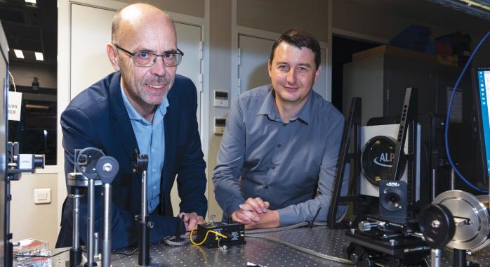 Vincent Tempelaere et Julien Charton, cofondateurs d'Alpao