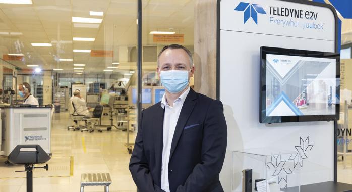 Laurent Monge, directeur général de Teledyne e2v © J.-M. Blache