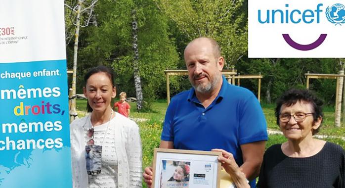L’iséroise Valsem dirigée par Jean-François Daviet, Entreprise Mécène de l’Unicef © Unicef