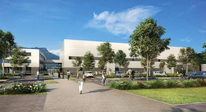 Une opération de l’aménageur Elégia : l’usine Aledia à Champagnier © Amma Architectes et S. Plisson Architecte