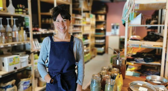 Anouk Achard, gérante de L’Épicerie.