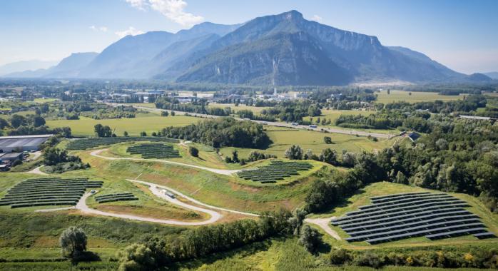 Le parc photovoltaïque de La Buisse © Bruno Lavit Le parc photovoltaïque de La Buisse