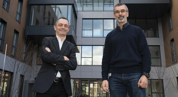 Didier Chaminade, délégué régional Alpes Orange et Christophe Joanblanq, directeur du site Orange Labs Meylan © F. Ardito Didier Chaminade, délégué régional Alpes Orange et Christophe Joanblanq, directeur du site Orange Labs Meylan © F. Ardito