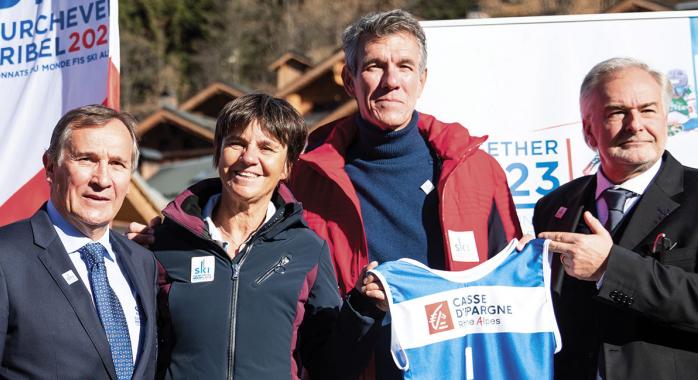 Signature de la convention de partenariat avec Courchevel Méribel 2023 © S. Aymoz