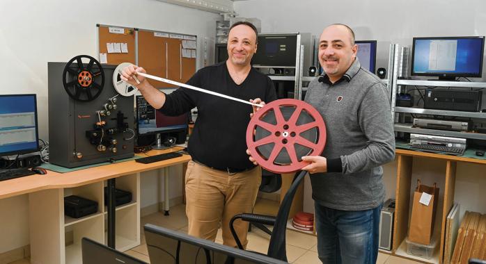 Luigi Mistrulli, codirigeant de Back2Memories, ne doute pas que l’investissement pour le Télécinéma 4K portera ses fruits © E. Tolwinska