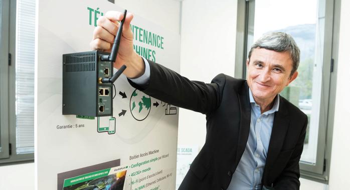 Charles Chaussonnier,  directeur général d’Etic Telecom