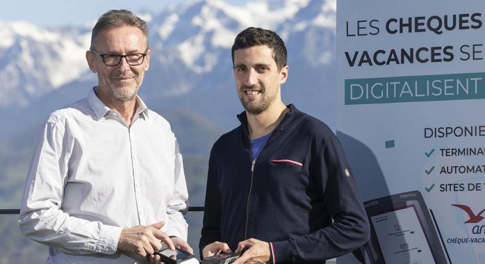 Bertrand Blaise, président, et Guillaume Pellé, chef de projet marketing de JB Concept © J.-M. Blache