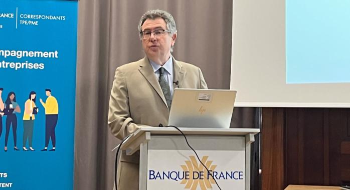 Olivier Danès, directeur départemental de la Banque de France en Isère © F. Combier Olivier Danès, directeur départemental de la Banque de France en Isère