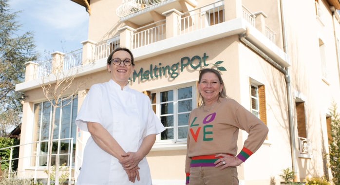 Sophie Escoffi er et Virginie André : Passion cuisine… © F. Ardito