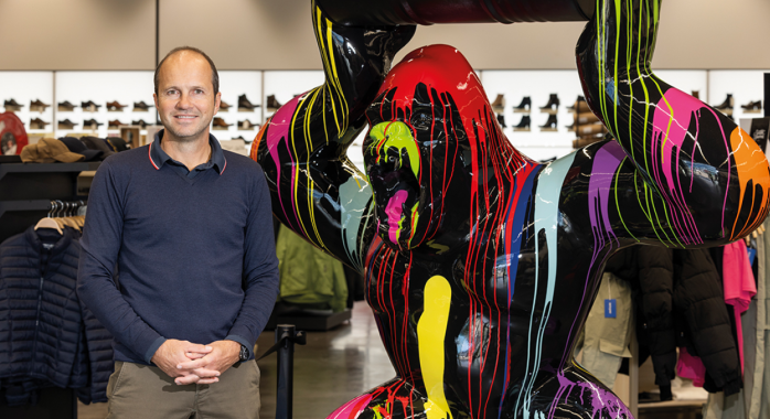 Olivier Richard, PDG de La Sillanaise de chaussures © J.-M. Blache