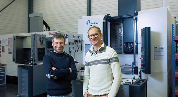 Franck Moustier, dirigeant d'ATK, et Denis Bertagnolio, dirigeant de Plast3C © F. Ardito Franck Moustier, dirigeant d'ATK, et Denis Bertagnolio, dirigeant de Plast3C © F. Ardito
