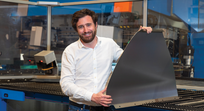 Romain de Tellier, dirigeant de Arc Industries Group © J.-M. Blache Romain de Tellier, dirigeant de Arc Industries Group