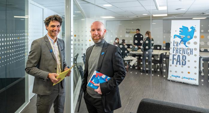 Florent Genoux, délégué innovation et Sébastien Schmitt, directeur régional chez Bpifrance Alpes