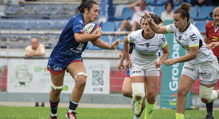 Manae Feleu, capitaine de l'équipe de France de rugby, étudiante en 4e année de médecine © K. Valentin Manae Feleu, capitaine de l'équipe de France de rugby, étudiante en 4e année de médecine