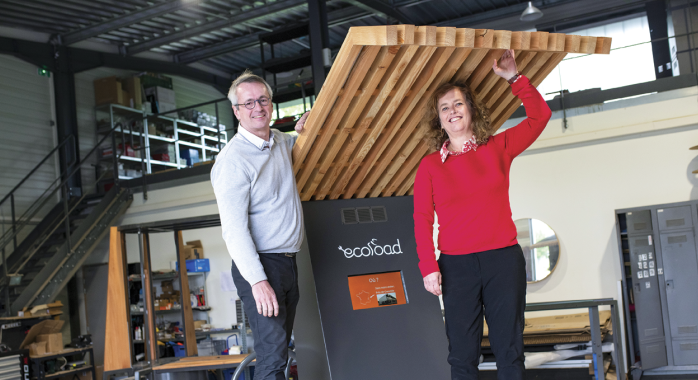 Sylvaine et Pierre-Marie Linden, fondateurs de Ecoload © F . Ardito Sylvaine et Pierre-Marie Linden, fondateurs de Ecoload.