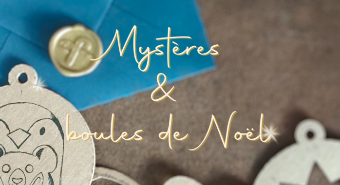 Jeu Mystères et boules de Noël © De fil en énigmes