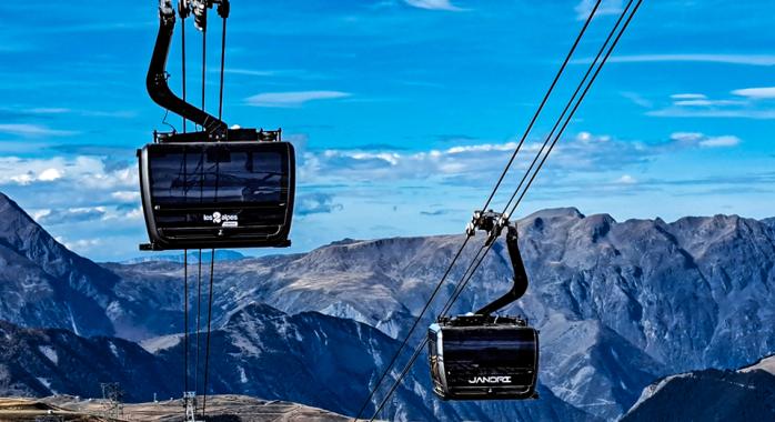 Téléphérique 3S Jandri - Les 2 Alpes © Poma