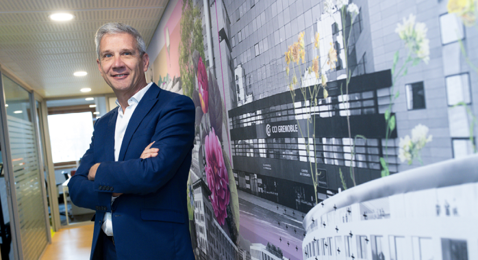 Hugues de Villard, président de la Fnaim Entreprises Isère et directeur d’Axite CBRE à Grenoble © F. Ardito Hugues de Villard, président de la Fnaim Entreprises Isère et directeur d’Axite CBRE à Grenoble