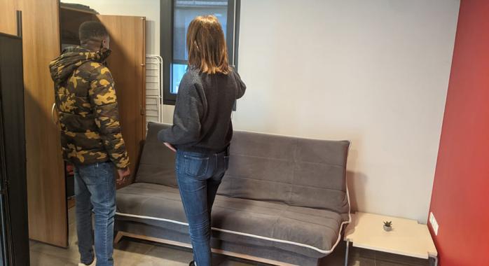 Un hébergement temporaire dans les bureaux d'entreprise © Bureaux du Cœur Un hébergement temporaire dans les bureaux d'entreprise