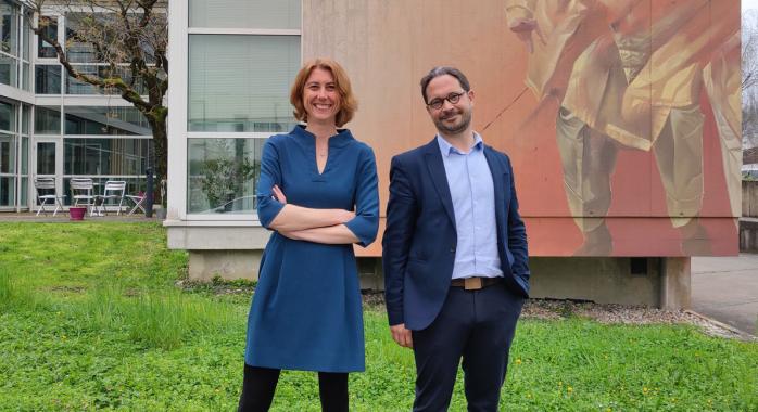 Laurence Ruffin, présidente d'Alma, et Sébastien Mirouze, directeur général © F. Combier Laurence Ruffin, présidente d'Alma, et Sébastien Mirouze, directeur général