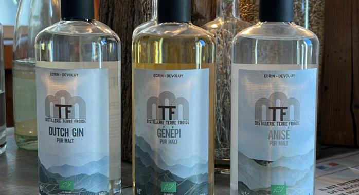 Les Génépi Gin et Anisé artisanaux et bio de la Distillerie Terre Froide © Distillerie Terre Froide Les Génépi Gin et Anisé artisanaux et bio de la Distillerie Terre Froide