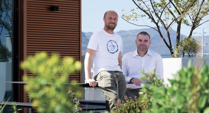 Emmanuel Vigroux, responsable du projet de la ZAC des Portes du Vercors,et Jean-Marc Tardy, directeur des projets pour Elegia Isère Aménagement © F. Ardito Emmanuel Vigroux, responsable du projet de la ZAC des Portes du Vercors,et Jean-Marc Tardy, directeur des projets pour Elegia Isère Aménagement