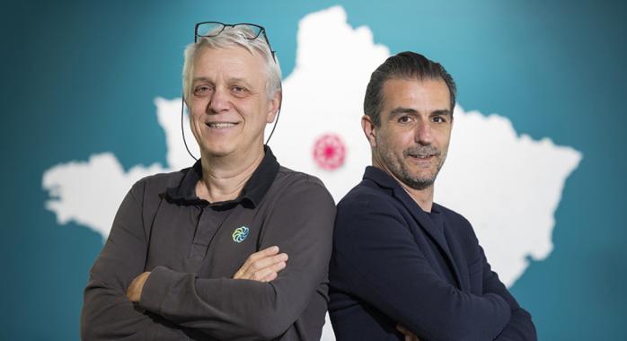 Philippe Toureille et Jérémie Gomez, deux des trois associés fondateurs de Kaizen Solutions © J.-M. Blache Philippe Toureille et Jérémie Gomez, deux des trois associés fondateurs de Kaizen Solutions