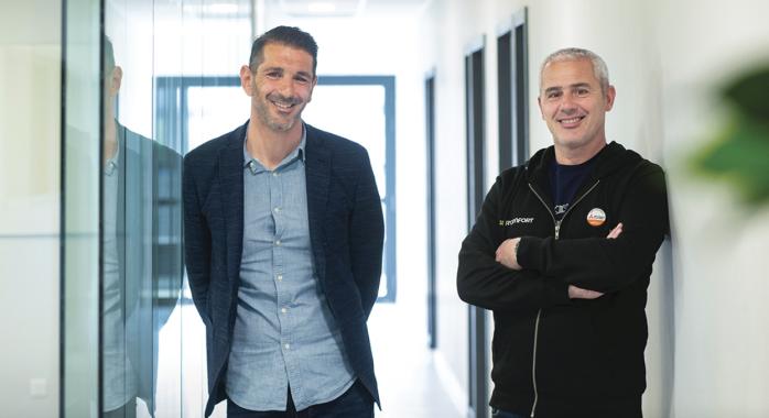 Cédric Boumedien, PDG, et Charles Stupenengo, directeur général de R’Confort