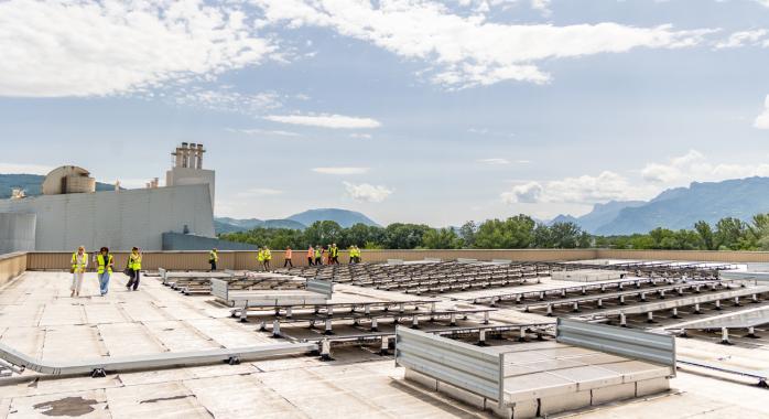 Panneau Solaire Athanor © C. Goubault – Grenoble Alpes Métropole