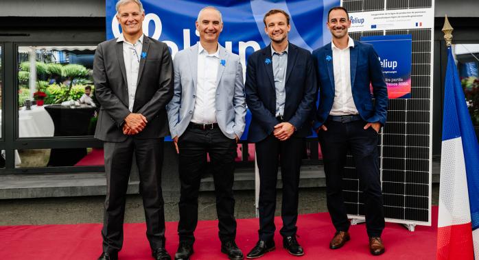 Laurent Prieur, Yannick Veschetti, Julien Gaume et Pierre Ruols fondateurs d'Heliup © Heliup Laurent Prieur, Yannick Veschetti, Julien Gaume et Pierre Ruols fondateurs d'Heliup © Heliup