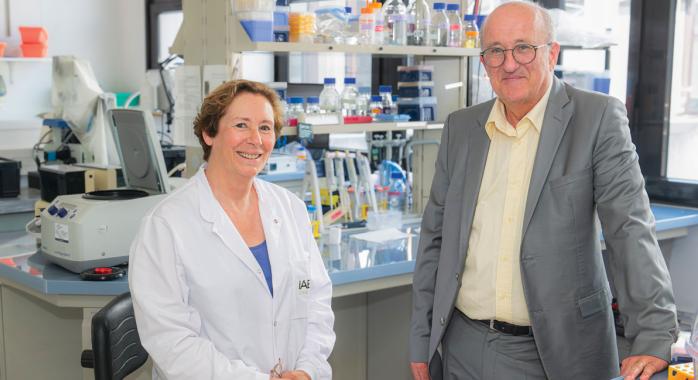 Laurence Lafanechère et Philippe Bordeau, cofondateurs de Saxol © F. Ardito Laurence Lafanechère et Philippe Bordeau, cofondateurs de Saxol