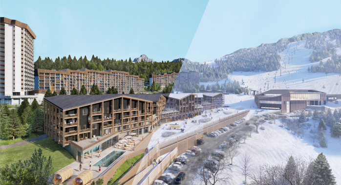 Le projet Ananda Resort au Balcon de Villard © Euroexpo L'agence Le projet Ananda Resort au Balcon de Villard