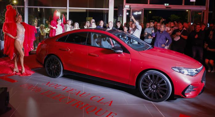 Le nouveau CLA 100% électrique de la marque Mercedes-Benz © Thierry-Chenu Le nouveau CLA 100% électrique de la marque Mercedes-Benz