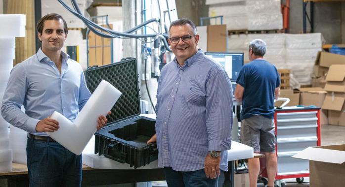 Jacques Grégoire, PDG de Weepackup, devrait passer la main à son fils Thomas dans les années à venir © E. Tolwinska Jacques Grégoire, PDG de Weepackup, devrait passer la main à son fils Thomas dans les années à venir